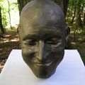Pomník Kazimierze Trąby Luleńe - detail busty